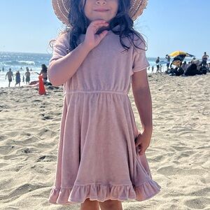 Quincy Mae Terry Dress Light Purple